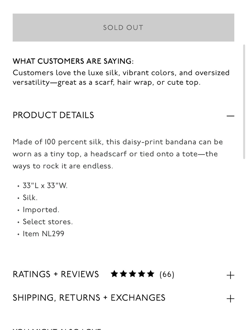 Madewell 100% Silk Bandana - Picture 12 of 12